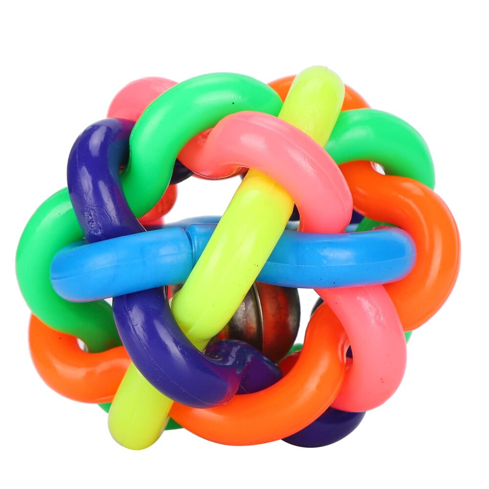 Interactive Colorful Soft Pet Play Ball