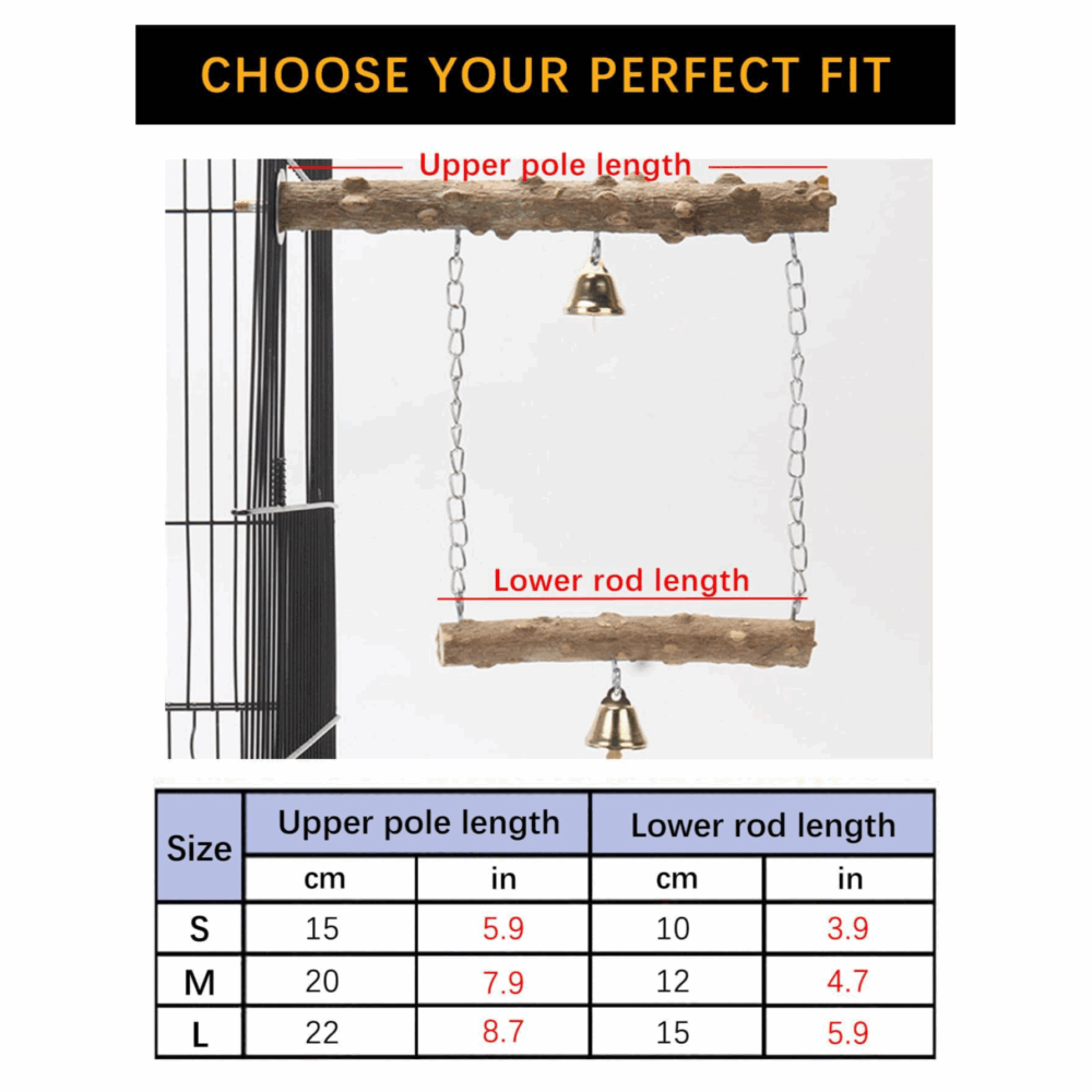 Pepper Wood Bell & Double Layered Sanding